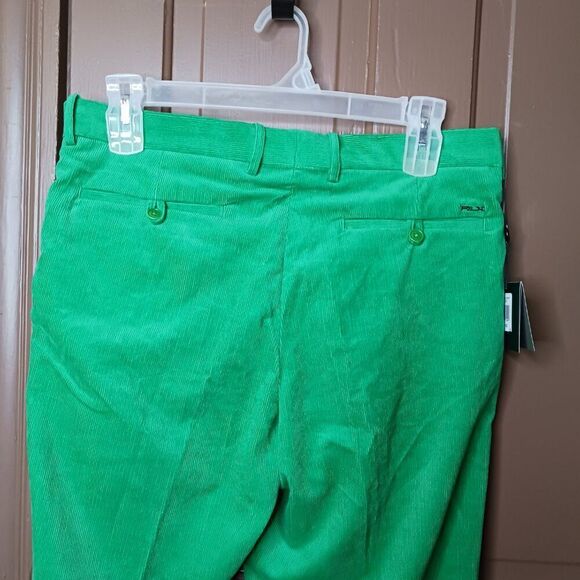 Ralph Lauren RLX Men's Green Corduroy Golf Pants Size 34x32 - Picture 10 of 11